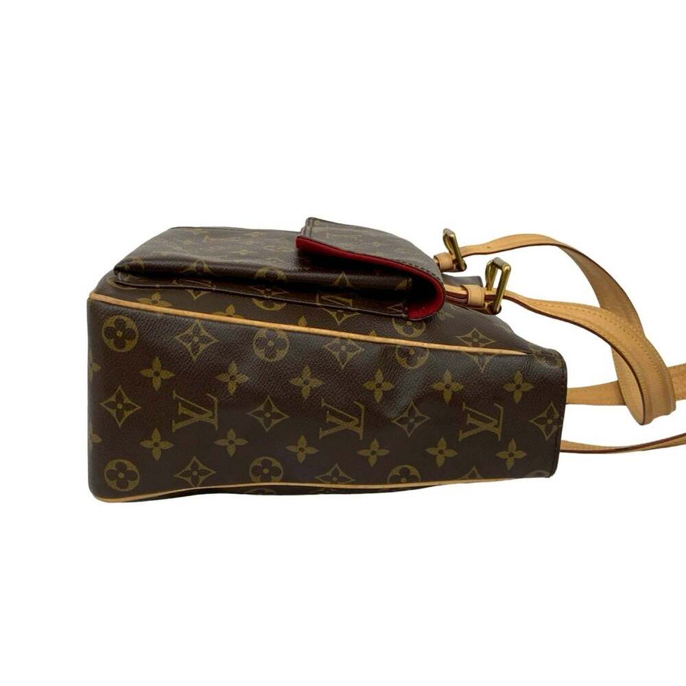 LOUIS VUITTON Authentic Brown Monogram Leather Tote Bag - Picture 6 of 10
